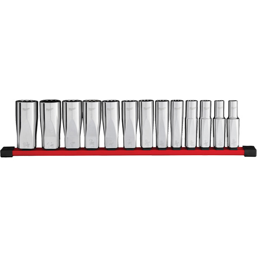 Jeu de douilles profondes SAE &agrave; 12 pans, 13 Mcx, Prise de 1/2", Profond Helyx Safety & Industrial Supplies