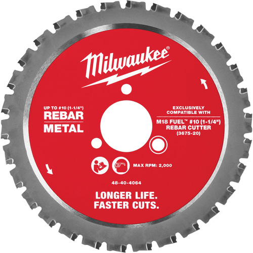 Lame de coupe pour barres darmature #10 (1-1/4”), 1-1/4" Helyx Safety & Industrial Supplies