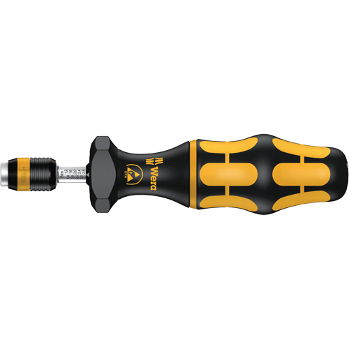 Series 7400 ESD Kraftform Adjustable Torque Screwdriver, 2.5 -29 Ft.-lbs. Torque Range, 6" Length Helyx Safety & Industrial Supplies