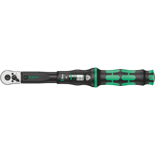 Click-Torque B Torque Wrench with Reversible Ratchet, Click, 3/8" Square Drive, 10 - 50 Nm Helyx Safety & Industrial Supplies