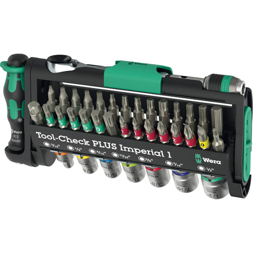 Tool-Check PLUS Imperial 1 Tool Set, 39 Pcs, 1/4" Drive Size Helyx Safety & Industrial Supplies