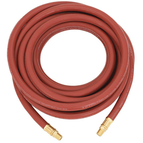 AH3850RB Hose, Air, Rubber, 3/8" dia. x 50', 300 psi, 1/4 NPT Helyx Safety & Industrial Supplies
