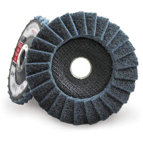 POWERBLEND SCD Surface Conditioning Flap Disc, 4-1/2" x 7/8", Type 29, Fine Grit Helyx Safety & Industrial Supplies