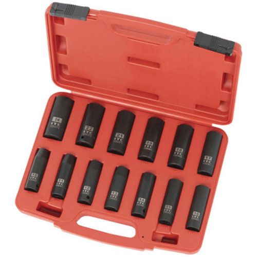 Jeu de douilles m&eacute;triques IPS-1312DM, 13 Mcx, Chocs, Prise de 1/2", Profond Helyx Safety & Industrial Supplies