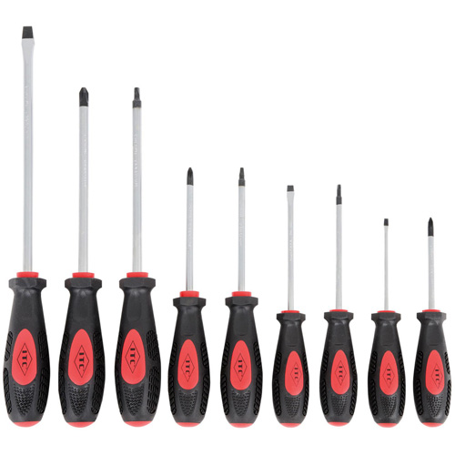 IESD-9S Ergonomic Screwdriver Set, 9 Pcs., Magnetic Helyx Safety & Industrial Supplies