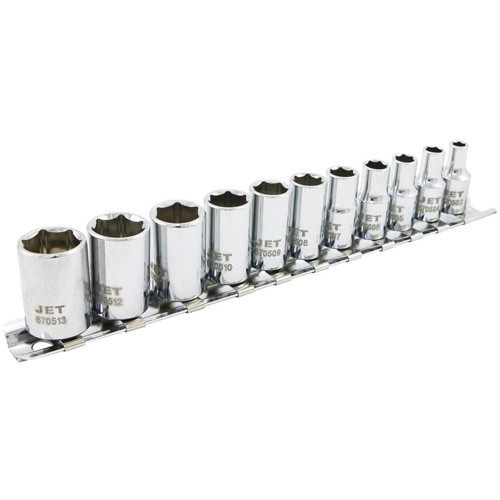 Jeu de douilles m&eacute;triques &agrave; 6 pans SS1411M-6, 11 Mcx, Prise de 1/4" Helyx Safety & Industrial Supplies