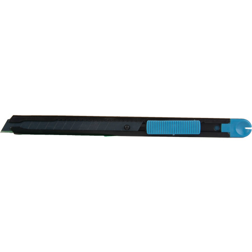 Couteau d'usage g&eacute;n&eacute;ral de 9 mm , Acier inoxydable, Prise en Plastique Helyx Safety & Industrial Supplies