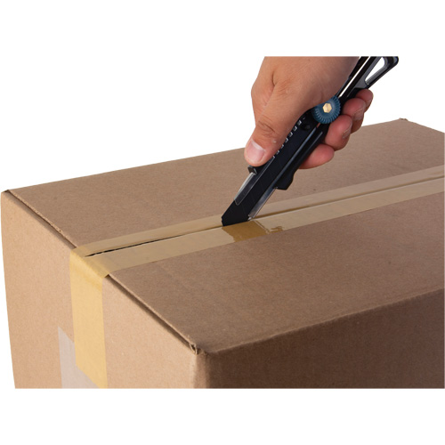 Couteau professionnel de 18 mm avec verrouillage &agrave; cliquet, Acier inoxydable, Robuste, Prise en Plastique Helyx Safety & Industrial Supplies