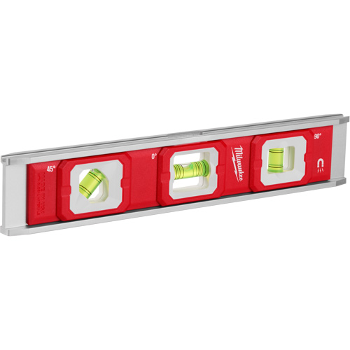 Torpedo Level, 10" L, Aluminum, 3 Vials, Magnetic Helyx Safety & Industrial Supplies