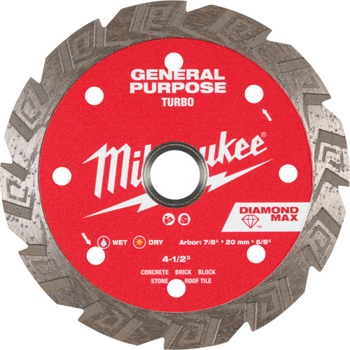 DIAMOND MAX Turbo General Purpose Diamond Blade Helyx Safety & Industrial Supplies