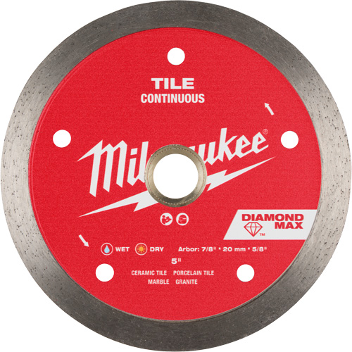 DIAMOND MAX Continuous Tile Diamond Blade Helyx Safety & Industrial Supplies