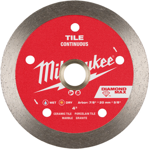 DIAMOND MAX Continuous Tile Diamond Blade Helyx Safety & Industrial Supplies