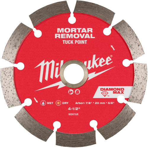DIAMOND MAX Tuck Point Diamond Blade Helyx Safety & Industrial Supplies