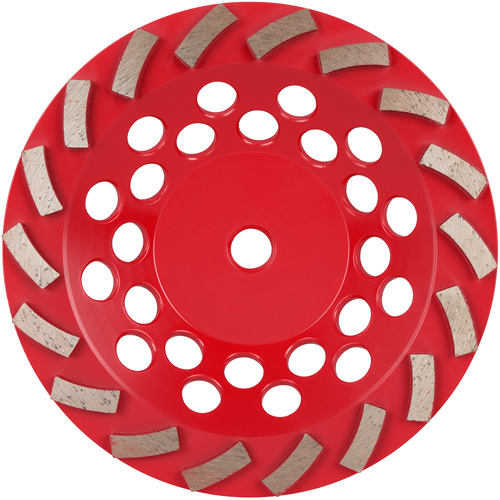 Meule boisseau diamant&eacute;e &agrave; 18 segments Turbo DIAMOND MAX Helyx Safety & Industrial Supplies