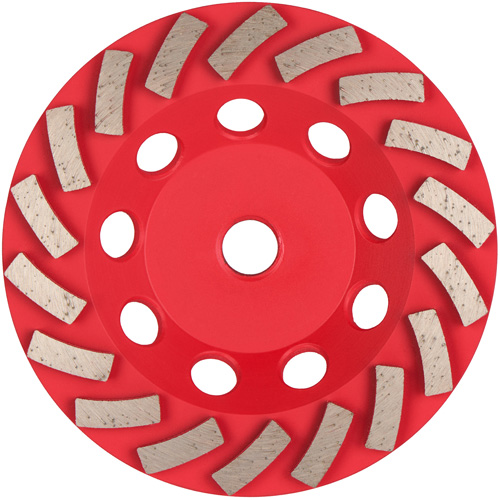 Meule boisseau diamant&eacute;e &agrave; 18 segments Turbo DIAMOND MAX Helyx Safety & Industrial Supplies
