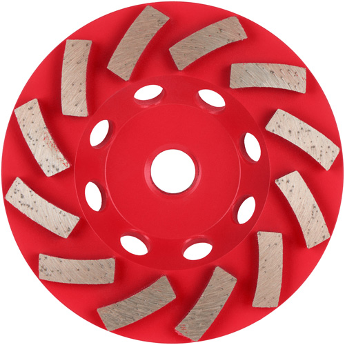 Meule boisseau diamant&eacute;e &agrave; 12 segments Turbo DIAMOND MAX Helyx Safety & Industrial Supplies
