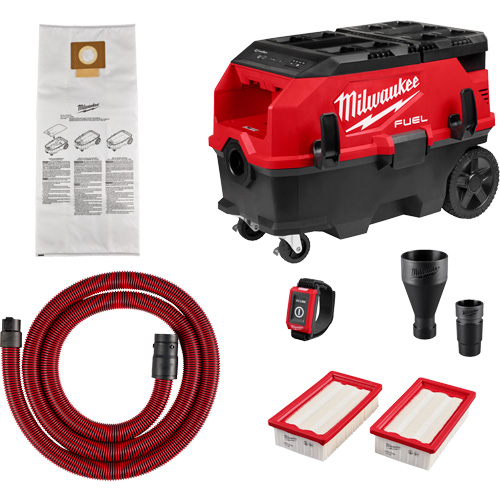 M18 FUEL 9 Gallon Dual Battery Dust Extractor with PACKOUT Compatibility and VACLINK Kit, 27-3/4" x 19" Helyx Safety & Industrial Supplies