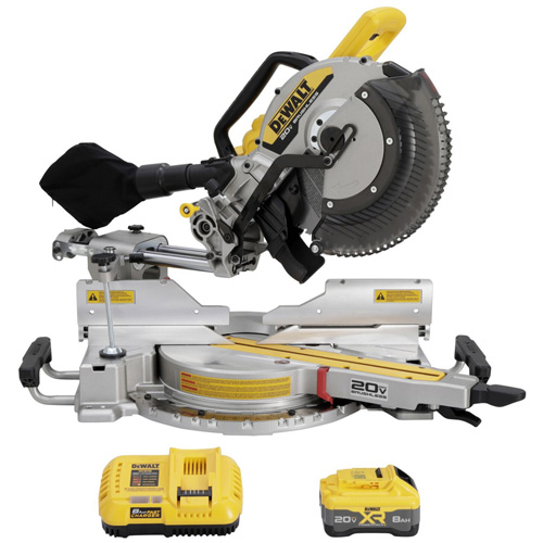 20V MAX* XR&reg;  Double Bevel Sliding Miter Saw Kit Helyx Safety & Industrial Supplies