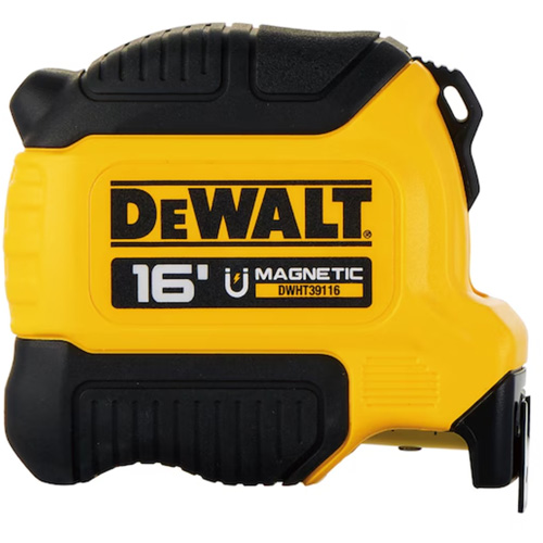 Compact Magnetic Tape Measure, 16', Imperial Graduations Helyx Safety & Industrial Supplies