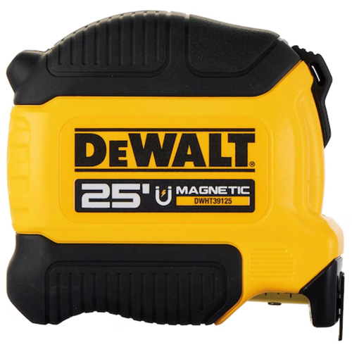 Compact Magnetic Tape Measure, 25', Imperial Graduations Helyx Safety & Industrial Supplies