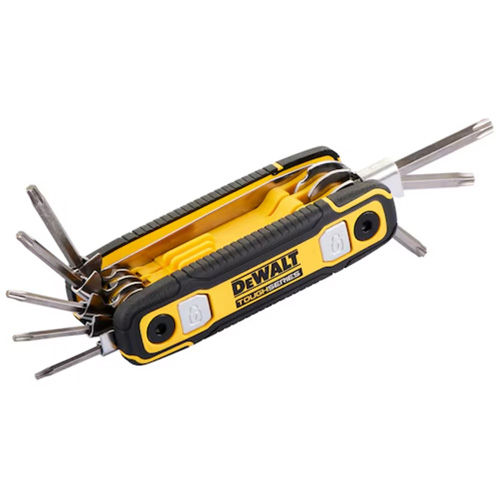 TOUGHSERIES Folding Locking Hex Key, 8 Pcs., Torx&reg; Helyx Safety & Industrial Supplies