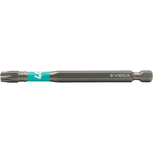 Impactech&reg; Power Bit, Torx, T-40 Tip, 1/4" Drive Size, 3-1/2" Length Helyx Safety & Industrial Supplies