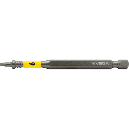 Embout pour outils &eacute;lectriques Impactech, Fente, Embout 6F-8R, Prise 1/4", Longueur 3-1/2" Helyx Safety & Industrial Supplies
