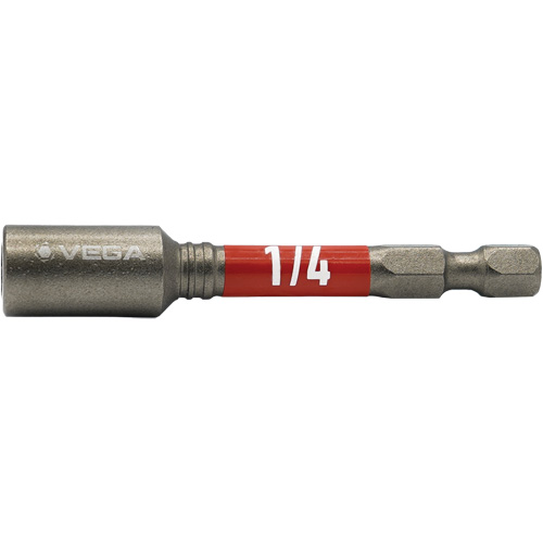 Impactech&reg; Nut Driver, 1/4" Tip, 1/4" Drive, 2-9/16" L, Magnetic Helyx Safety & Industrial Supplies