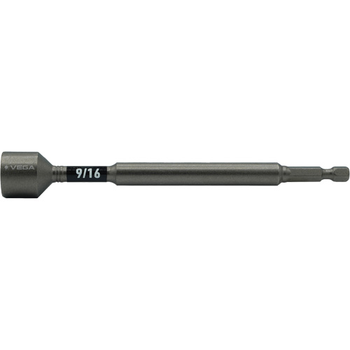 Impactech&reg; Nut Driver, 9/16" Tip, 1/4" Drive, 6" L, Magnetic Helyx Safety & Industrial Supplies