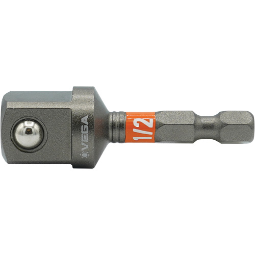 Impactech&reg; Impact Socket Adapter, 1/4" Drive Size, 1/2" Male Size, 2" L Helyx Safety & Industrial Supplies