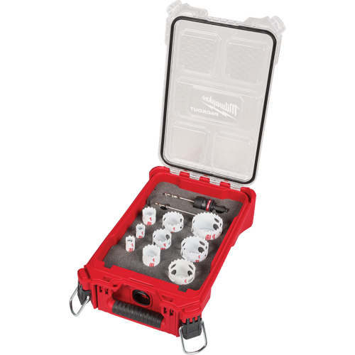 QUIK LOK HOLE DOZER Bi-Metal Kit with PACKOUT Compact Organizer, 12 Pieces Helyx Safety & Industrial Supplies