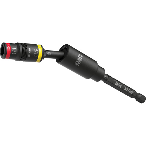 Douille r&eacute;versible &agrave; impact avec adaptateur pivotant, Hexagonale, Prise 1/4", 3 mr Helyx Safety & Industrial Supplies