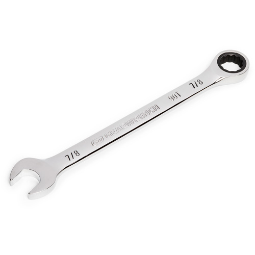 Cl&eacute; &agrave; cliquet combin&eacute;e &agrave; 90 dents, 12 pans, 7/8", Fini Chrome Helyx Safety & Industrial Supplies