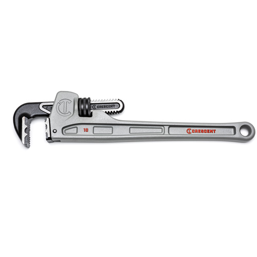 K9 Jaw Pipe Wrench, 2-7/8" Jaw Capacity, 18" Long, Powder Coated Finish, Ergonomic Handle Helyx Safety & Industrial Supplies