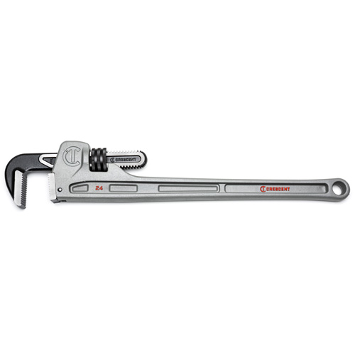 Pipe Wrench, 3-1/2" Jaw Capacity, 24" Long, Powder Coated Finish, Ergonomic Handle Helyx Safety & Industrial Supplies