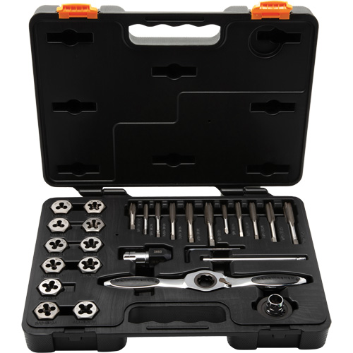 SAE Ratcheting Tap & Die Set, 27 Pieces Helyx Safety & Industrial Supplies