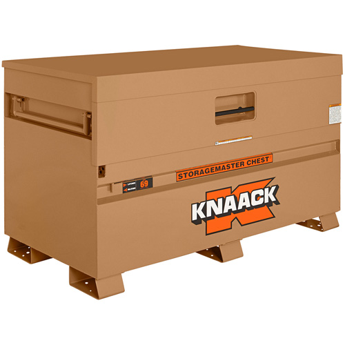 Model 69 Piano Box with Padlock, 60" W x 30" D x 34-1/4" H, Tan Helyx Safety & Industrial Supplies