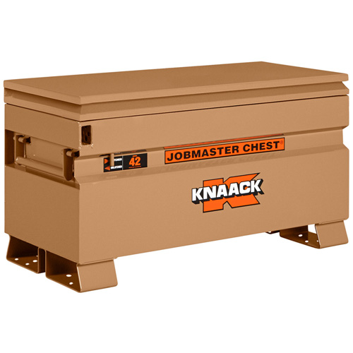 Coffre de chantier mod&egrave;le 42 avec cadenas, 42" x 19" x 23-3/8", Acier, Havane Helyx Safety & Industrial Supplies