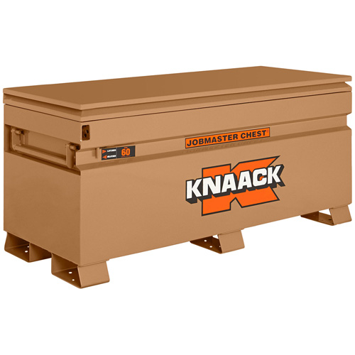 Coffre de chantier mod&egrave;le 60 avec cadenas, 60" x 24" x 28-1/2", Acier, Havane Helyx Safety & Industrial Supplies