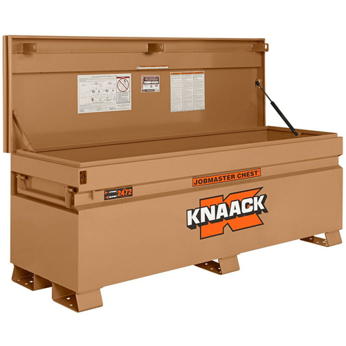 Coffre de chantier mod&egrave;le 2472 avec cadenas, 72" x 24" x 28-1/4", Acier, Havane Helyx Safety & Industrial Supplies