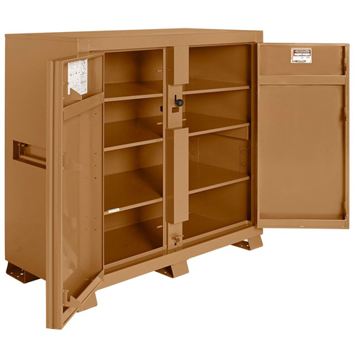Armoire de chantier mod&egrave;le 139 avec cadenas, Acier, 59,4 pi³, Havane Helyx Safety & Industrial Supplies