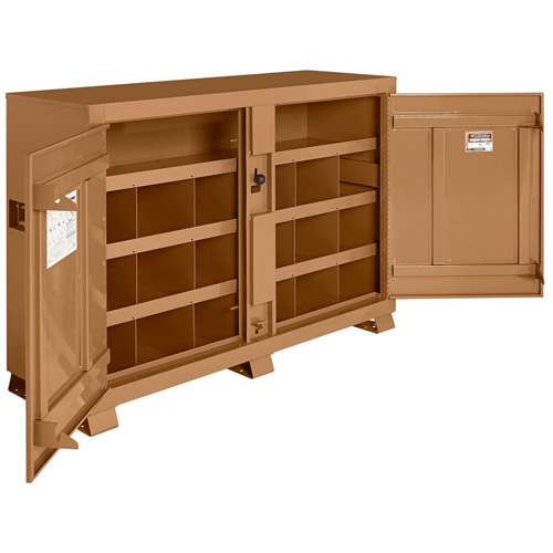 Armoire &agrave; bacs mod&egrave;le 129 avec cadenas, Acier, 48 pi³, Havane Helyx Safety & Industrial Supplies