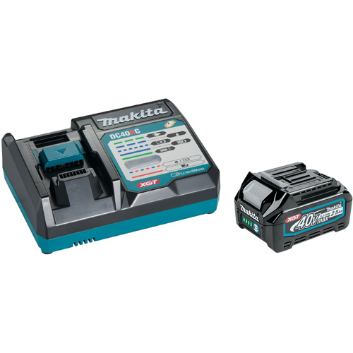 Trousse de d&eacute;marrage avec chargeur rapide et batterie 2.5Ah 40Vmax XGT , 40 V, Lithium-ion Helyx Safety & Industrial Supplies