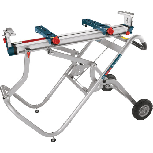 Support pour scie &agrave; onglets Gravity-Rise avec roues Helyx Safety & Industrial Supplies