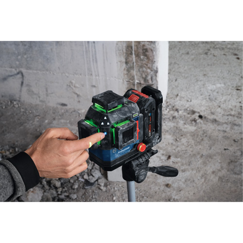 360 Connected Green-Beam Three-Plane Leveling and Alignment Laser Helyx Safety & Industrial Supplies