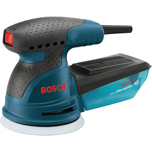Single-Speed Palm Random Orbit Sander/Polisher, 5" Sand Paper, 2.5 A, 120 V Helyx Safety & Industrial Supplies