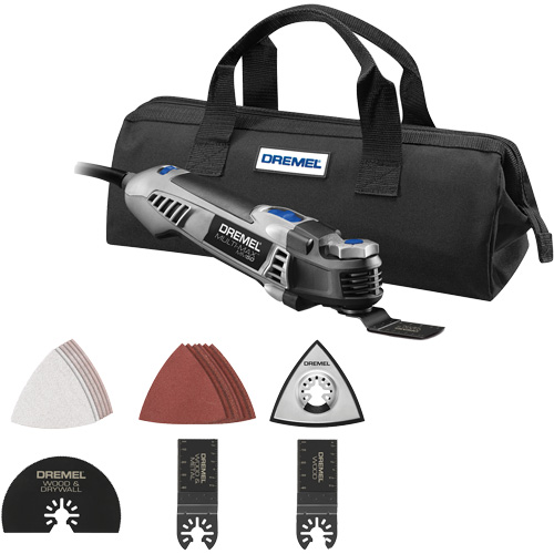Ensemble outil multifonction oscillant cord&eacute; Multi-Max &agrave; vitesse variable Helyx Safety & Industrial Supplies