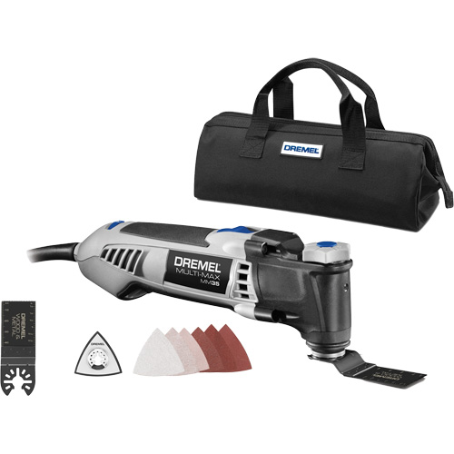 Ensemble outil multifonction oscillant cord&eacute; Multi-Max &agrave; vitesse variable Helyx Safety & Industrial Supplies