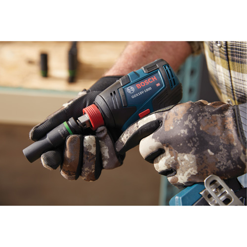 Two-In-One Bit/Socket Impact Driver/Wrench Kit, 1/2", 1800 in-lbs. Max. Torque, 18 V, Lithium-Ion Helyx Safety & Industrial Supplies