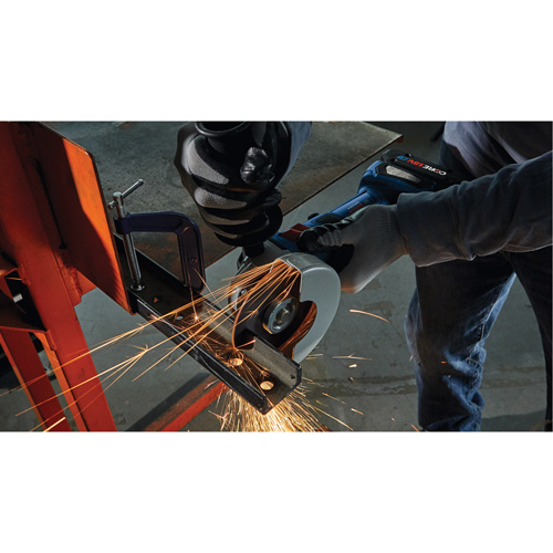 Brushless Angle Grinder with Slide Switch, 4-1/2" Wheel, 18 V Helyx Safety & Industrial Supplies